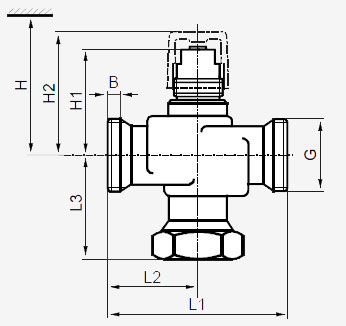 Siemens 3 ходовой клапан vxg